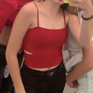 Bandage Red Crop Top